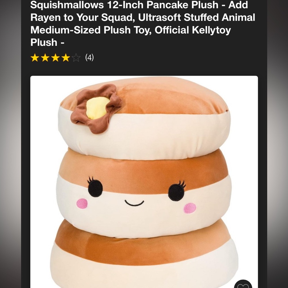 Rayen Pancake Stack Squishmallow 12 inch